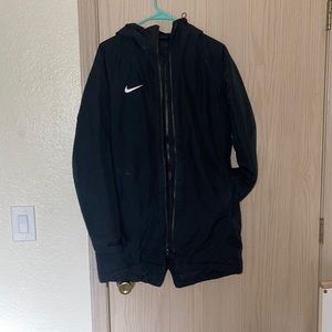 Black Nike parka